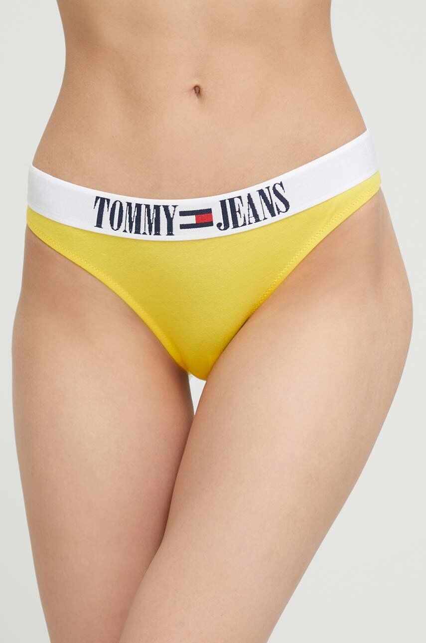 Tommy Jeans chiloti culoarea galben